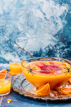 Ghouls punch in a glass bowlの写真素材