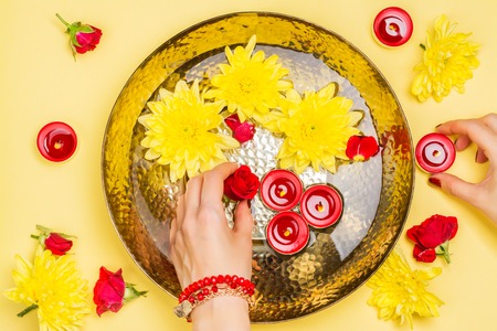 Diwali festival backgroundの写真素材