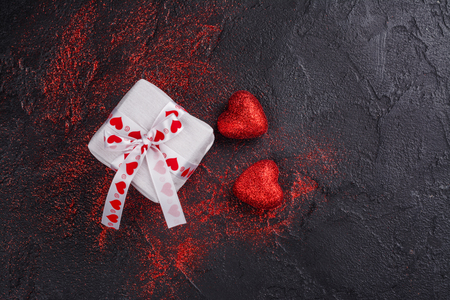 Valentines day greeting giftの写真素材