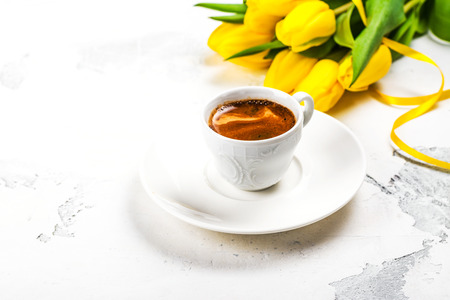 Breakfast with coffeeの写真素材