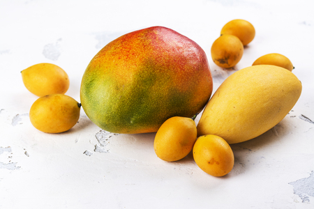 Tropical mango fruitsの写真素材
