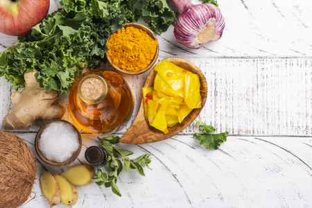 Candida diet foodの写真素材