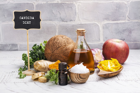 Candida diet foodの写真素材