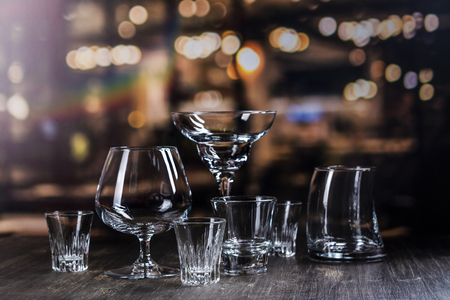 Glass for strong alcohol drinksの写真素材