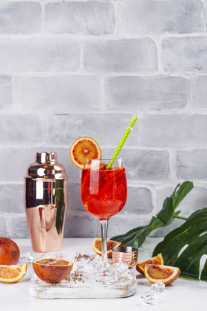 Summer sangria cocktailの写真素材