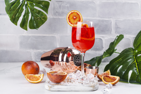 Summer sangria cocktailの写真素材
