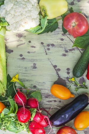 Fresh organic vegetablesの写真素材