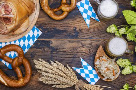 Oktoberfest holiday backgroundの写真素材