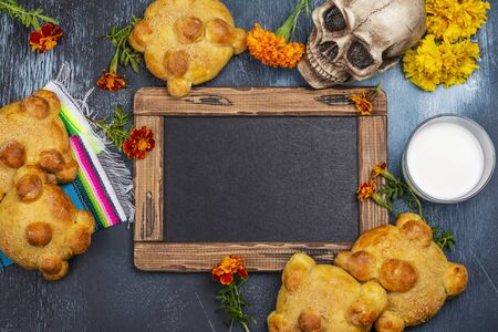 Mexican day of the dead backgroundの写真素材