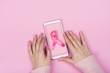 Breast cancer awareness backgroundの写真素材
