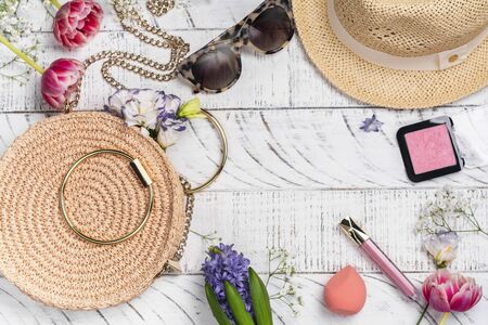 Females summer spring accessoriesの写真素材