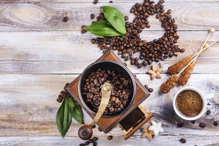 Coffee time backgroundの写真素材