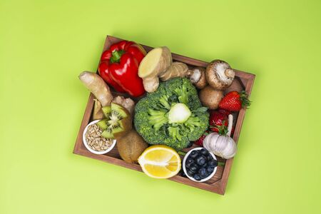 Immunity boosters foodの写真素材