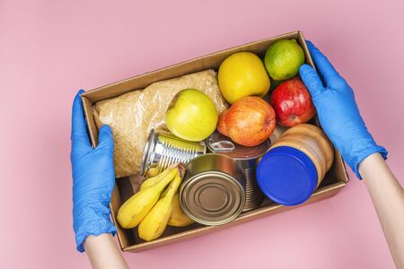 Safe home food deliveryの写真素材