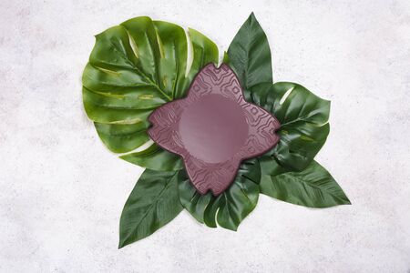 Yoga set accessories on pink backgroundの写真素材