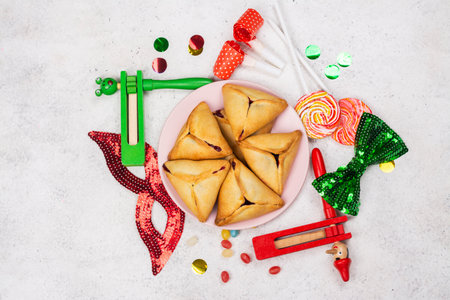 Purim celebration background