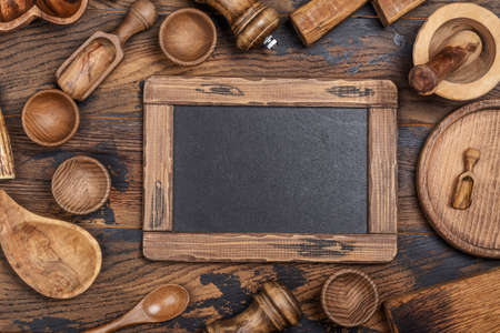 Wooden kitchen utensils
