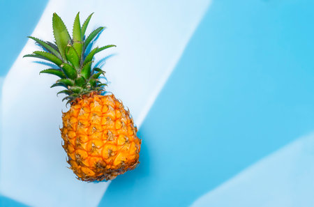 Fresh pineapple in water