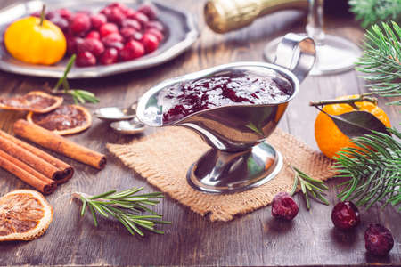 Christmas Cranberry Sauceの写真素材
