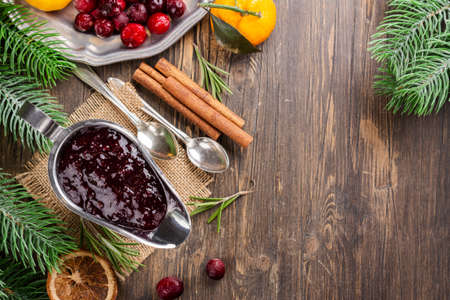 Christmas Cranberry Sauceの写真素材