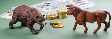 Stock market trendsの写真素材