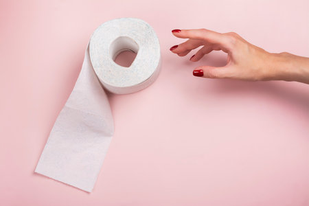 Toilet paper dayの写真素材
