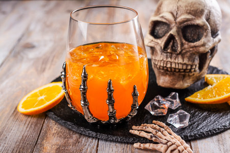 Halloween cocktail drinksの写真素材