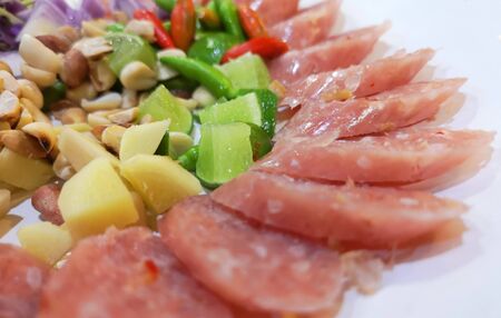 shredded and saltedの写真素材