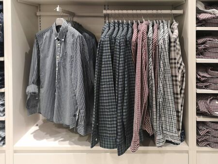 Shirt in clothespressの写真素材
