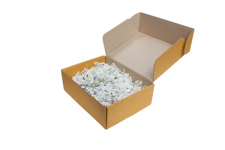 Paper Box Isolated On White Background 