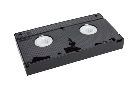 Videotape Isolated On White Background の写真素材