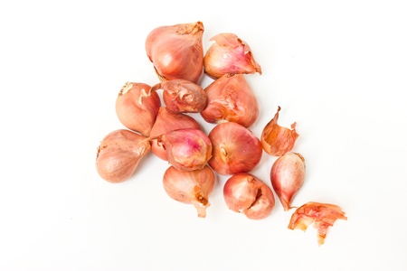Group of small red onion の写真素材