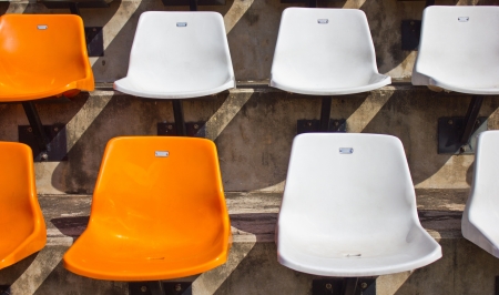 Empty stadium seat 