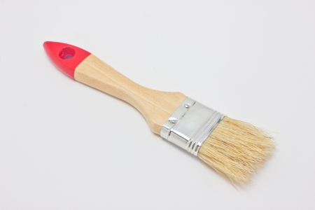 Paintbrush isolated on white background の写真素材