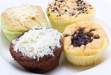 Philippines sponge cake call mamon の写真素材