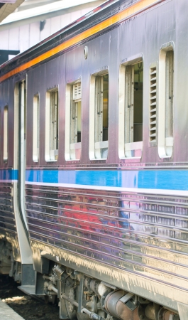 Train at station 