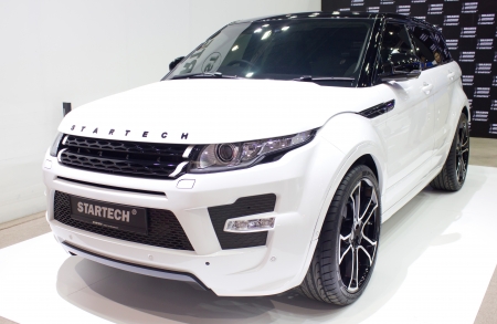 BANGKOK - MARCH 27 : Startech Evoque SD22 car on display at The 34th Bangkok International Motor Show 2013 on March 27, 2013 in Bangkok, Thailand.のeditorial素材