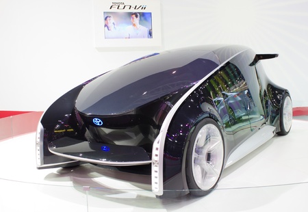 BANGKOK - MARCH 27 : Toyota Fun-Vii on display at The 34th Bangkok International Motor Show 2013 on March 27, 2013 in Bangkok, Thailand.のeditorial素材