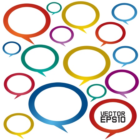 Speech bubbles のイラスト素材