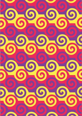 Colorful spiral patternのイラスト素材