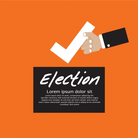 Vote For Election Vector Illustration Concept EPS10のイラスト素材