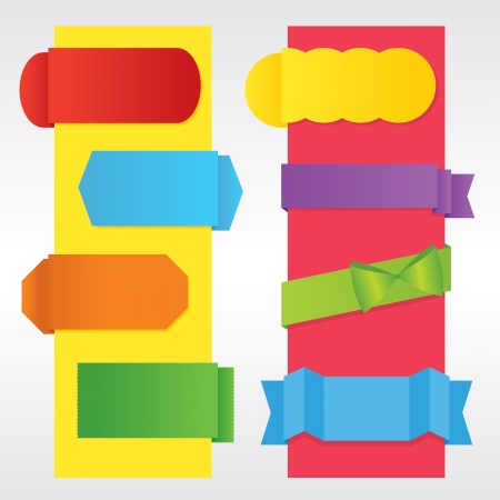 Set of Colorful Banners のイラスト素材