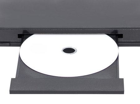 Close up DVD In Open Tray 