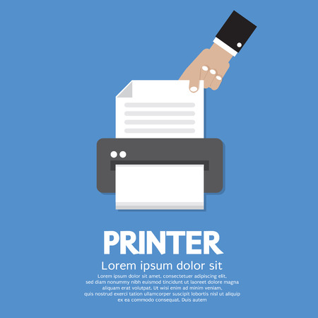 Printer  Illustrationのイラスト素材