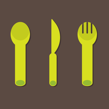 Knife Fork Spoonのイラスト素材