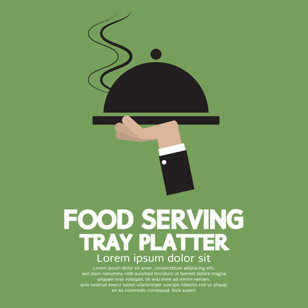 Food Serving Tray Platterのイラスト素材