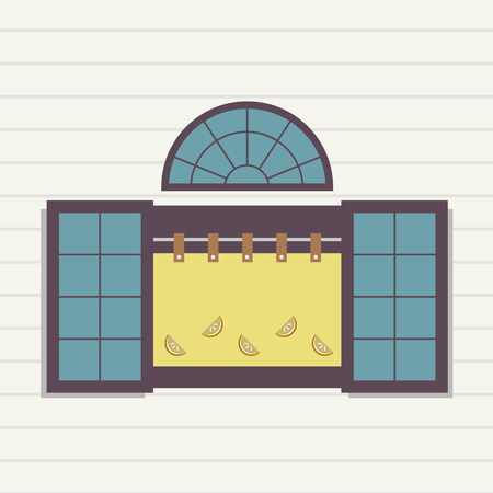 Flat Design Window のイラスト素材