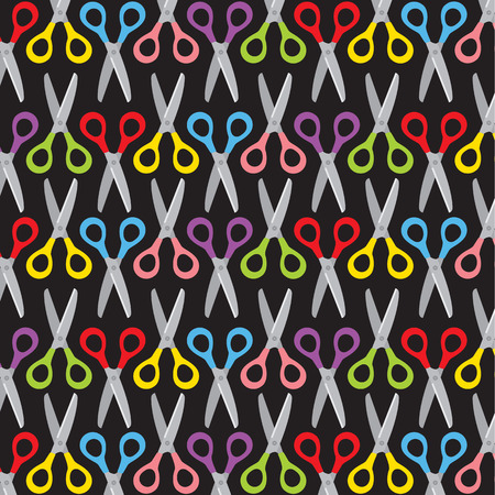 Scissors Pattern Illustrationのイラスト素材