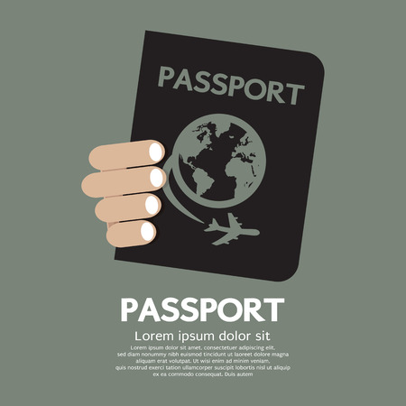 Passport Vector Illustrationのイラスト素材