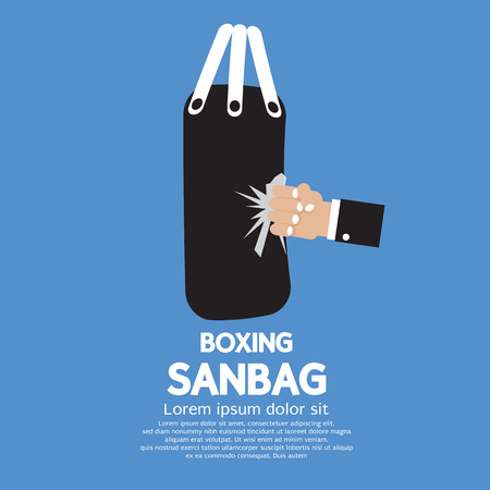 Sandbag Vector Illustration のイラスト素材
